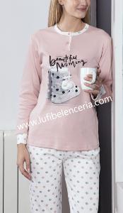 Pijama algodón mujer Muslher 4XL