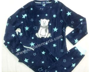 Pijama peluche para mujer 