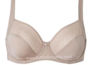 Sujetador capacidad sin foam con aro Gisela Moments Perfect Fit . Copa D