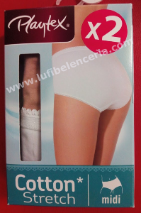 Braga Alta Playtex Cotton Stretch Pack 2