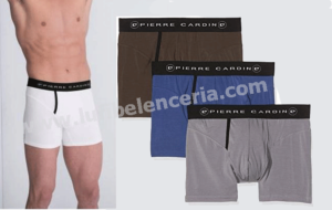 Boxer Pierre Cardin con abertura