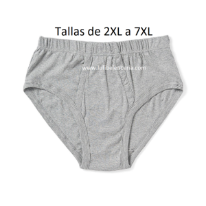 Slip 100% Algodón talla especial pack 3