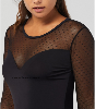 Camiseta mujer microfibra topos de manga larga Ysabel Mora