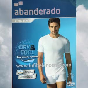 Camiseta Abanderado Dry Cool Cotton. Manga Corta. Cuello Redondo.