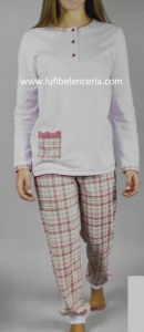 Pijama mujer con puños