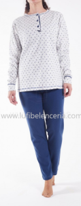 Pijama mujer 100% Algodón flores