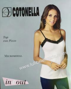 Camiseta tirante fino Micromodal Cotonella