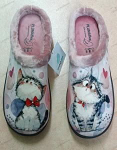 Zapatillas de casa mujer  Plumaflex  Gatos