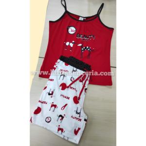 Pijama Tirantes algodón con perritos de Cue