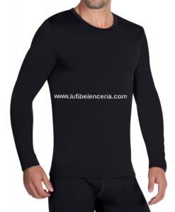 Camiseta Hombre TERMICA manga larga  cuello redondo Ysabel Mora