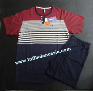 Pijama 100% Algodón  Revic Corto para  Hombre 